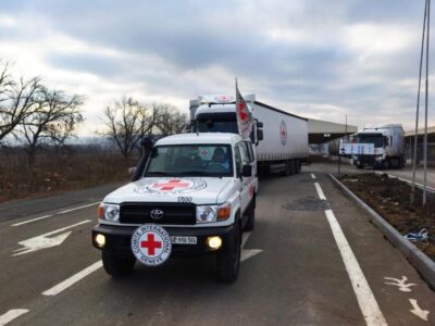 За сприяння Міжнародного комітету Червоного Хреста на тимчасово окуповану частину Донеччини і Луганщини доставлено понад 80 тонн гуманітарного вантажу