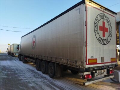 За сприяння Міжнародного комітету Червоного Хреста на тимчасово окуповану частину Донеччини і Луганщини доставлено понад 9 тонн гуманітарного вантажу