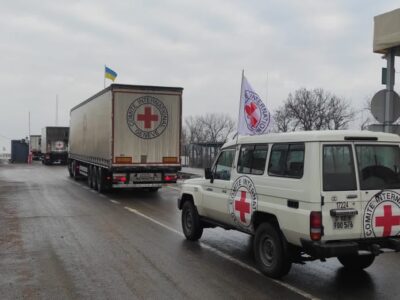 За сприяння Міжнародного комітету Червоного Хреста на тимчасово окуповану частину Донеччини і Луганщини доставлено понад 3 тонни гуманітарного вантажу