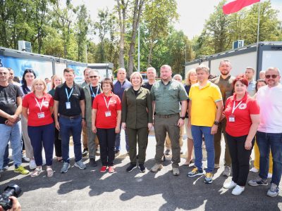Poltava vilâyetinde devlet içinde alınğan kişiler içün modul şeerçiginiñ açılışında vitse baş nazir İrına Vereşçuk iştirak etti