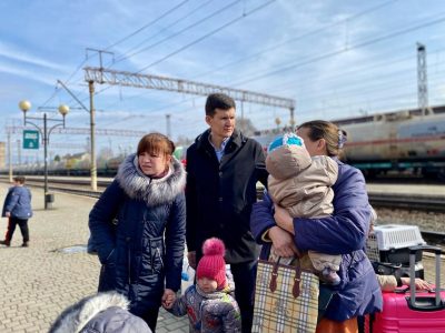 Ten large families were evacuated from the Donetsk region to Zakarpattia