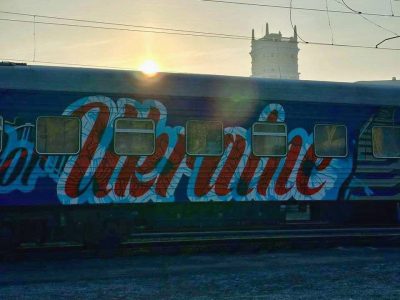 Ukrzaliznytsia’s kitchen train is responsible for preparing lunches in Kharkiv region
