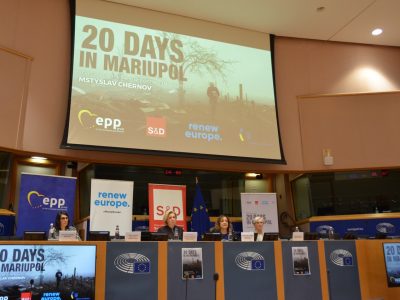 The European Parliament recently hosted a screening of the film “20 Days in Mariupol”