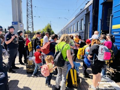 Волинь прийняла евакуаційний поїзд із Донеччини