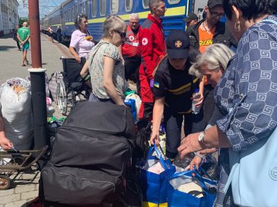 Volınğa Donetsk vilâyetinden nevbetteki tahliye treni keldi