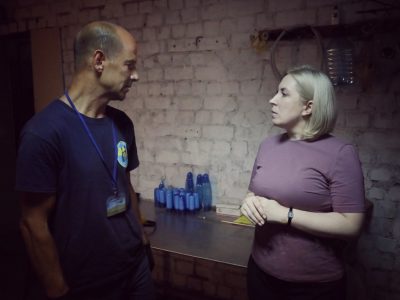 Iryna Vereshchuk checked out one of the businesses in Zaporizhzhia that hired IDPs