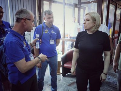 Iryna Vereshchuk visited the Kherson residents’ assistance center
