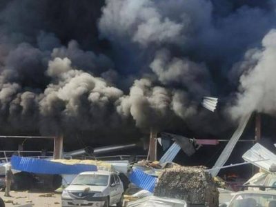 Russia hits a supermarket in Donetsk region