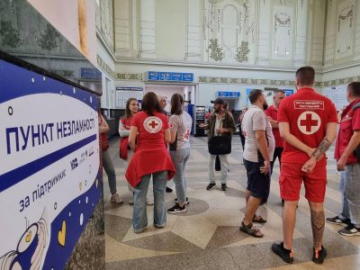 The evacuation train from the Donetsk region has arrived in Bukovyna